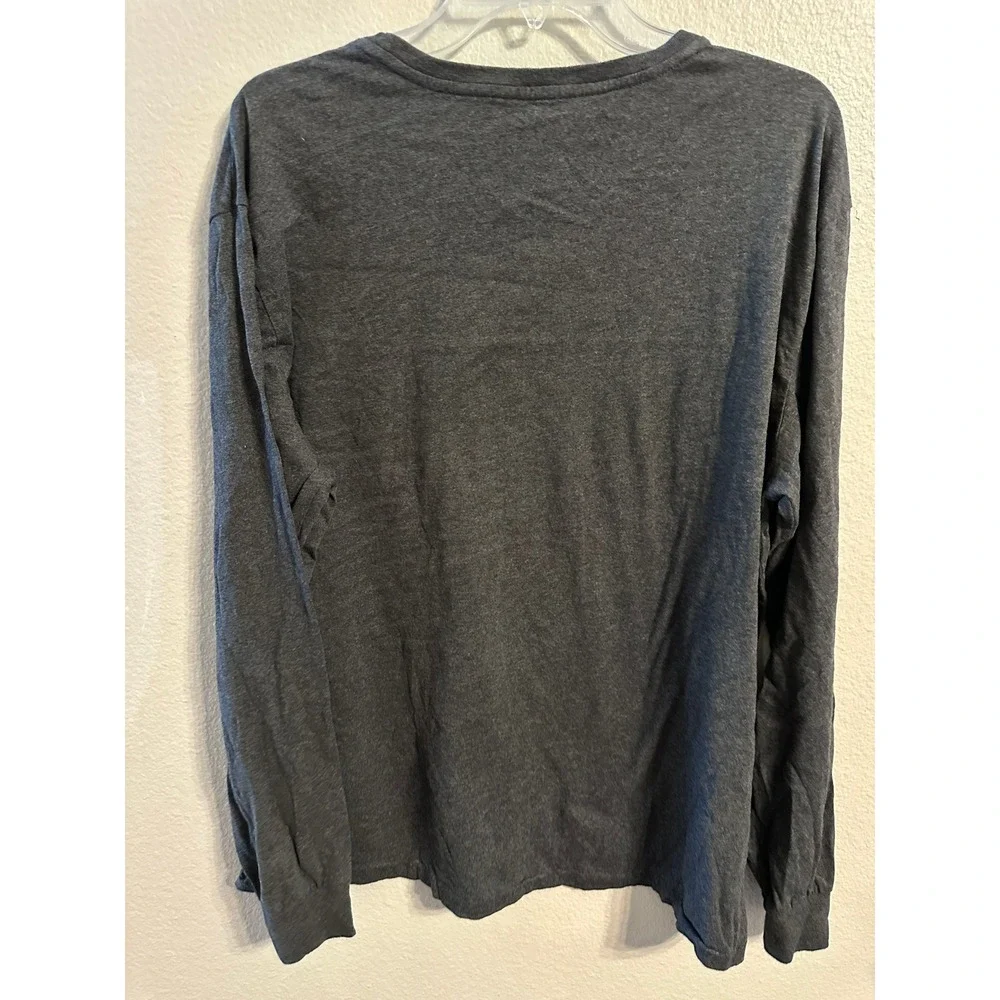 Polo Ralph Lauren Long Sleeve T-Shirt Mens‎ XL Gray Pocket Casual